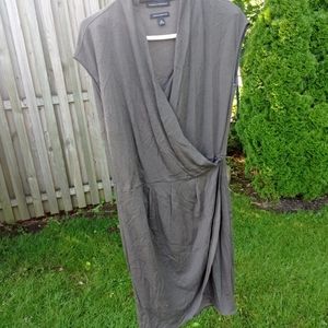 Banana Republic merino wool wrap dress